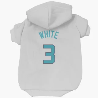Charlotte Hornets Coby White White  Dog & Cat Pet Hoodie