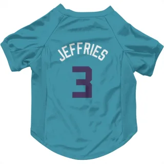Charlotte Hornets DaQuan Jeffries Purple   Teal  Dog & Cat Pet Jersey