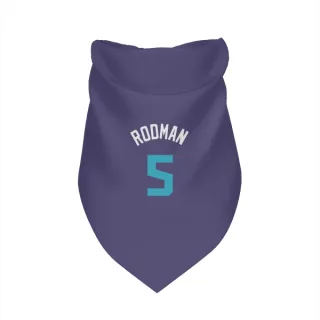 Charlotte Hornets DJ Rodman Purple  Dog & Cat Pet Bandana