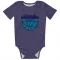 Charlotte Hornets Eric Dixon Purple  Newborn & Infant Bodysuit