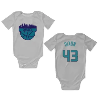 Charlotte Hornets Eric Dixon White  Newborn & Infant Bodysuit