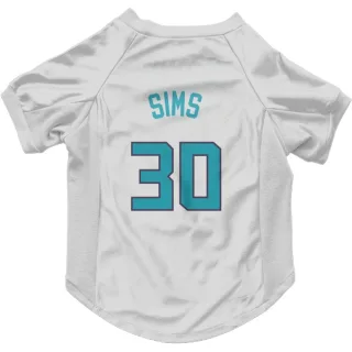 Charlotte Hornets Jaylen Sims White  Dog & Cat Pet Jersey