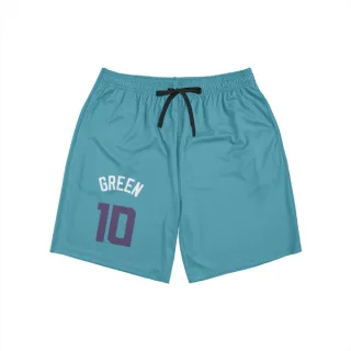 Charlotte Hornets Josh Green Purple   Teal  Unisex Shorts