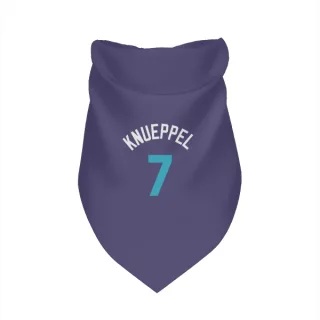 Charlotte Hornets Kon Knueppel Purple  Dog & Cat Pet Bandana