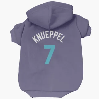 Charlotte Hornets Kon Knueppel Purple  Dog & Cat Pet Hoodie