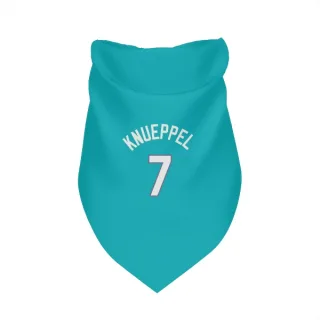 Charlotte Hornets Kon Knueppel Teal  Dog & Cat Pet Bandana