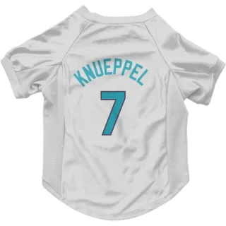 Charlotte Hornets Kon Knueppel White  Dog & Cat Pet Jersey