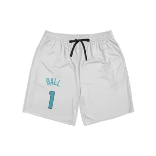 Charlotte Hornets LaMelo Ball White  Unisex Shorts