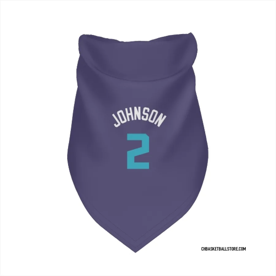 Charlotte Hornets Larry Johnson Purple  Dog & Cat Pet Bandana