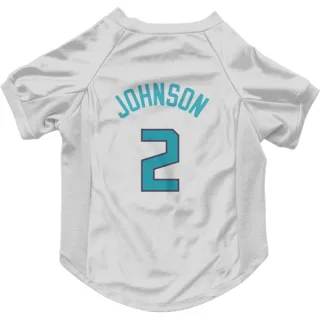 Charlotte Hornets Larry Johnson White  Dog & Cat Pet Jersey