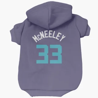 Charlotte Hornets Liam McNeeley Purple  Dog & Cat Pet Hoodie