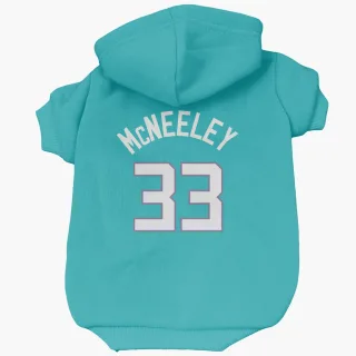 Charlotte Hornets Liam McNeeley Teal  Dog & Cat Pet Hoodie