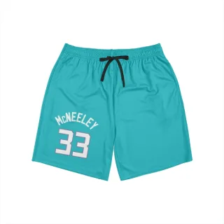Charlotte Hornets Liam McNeeley Teal  Unisex Shorts