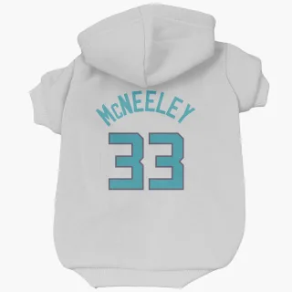 Charlotte Hornets Liam McNeeley White  Dog & Cat Pet Hoodie