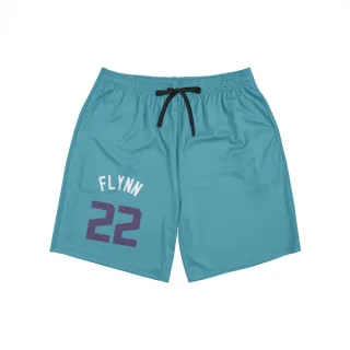 Charlotte Hornets Malachi Flynn Purple   Teal  Unisex Shorts