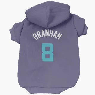 Charlotte Hornets Malaki Branham Purple  Dog & Cat Pet Hoodie