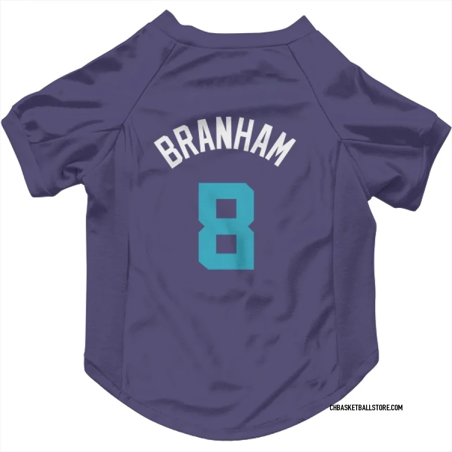 Charlotte Hornets Malaki Branham Purple  Dog & Cat Pet Jersey