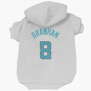 Charlotte Hornets Malaki Branham White  Dog & Cat Pet Hoodie