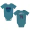 Charlotte Hornets Moussa Diabate Purple   Teal  Newborn & Infant Bodysuit