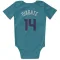 Charlotte Hornets Moussa Diabate Purple   Teal  Newborn & Infant Bodysuit