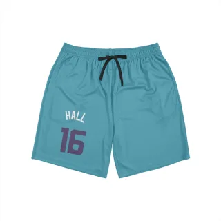 Charlotte Hornets PJ Hall Purple   Teal  Unisex Shorts