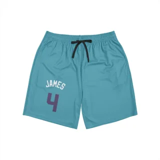 Charlotte Hornets Sion James Purple   Teal  Unisex Shorts