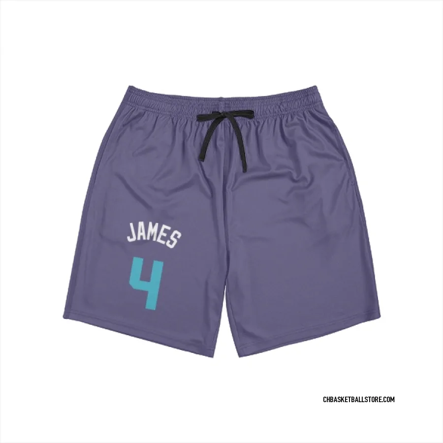 Charlotte Hornets Sion James Purple  Unisex Shorts