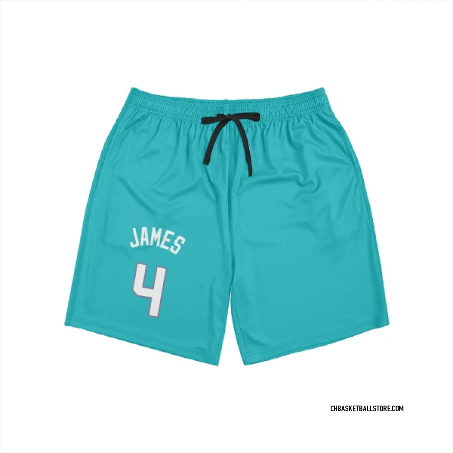 Charlotte Hornets Sion James Teal  Unisex Shorts