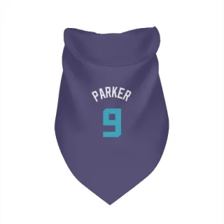 Charlotte Hornets Tony Parker Purple  Dog & Cat Pet Bandana