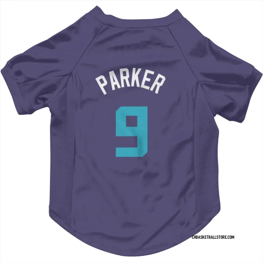 Charlotte Hornets Tony Parker Purple  Dog & Cat Pet Jersey