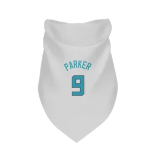 Charlotte Hornets Tony Parker White  Dog & Cat Pet Bandana