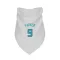 Charlotte Hornets Tony Parker White  Dog & Cat Pet Bandana