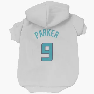 Charlotte Hornets Tony Parker White  Dog & Cat Pet Hoodie