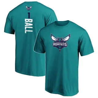 Men's Charlotte Hornets LaMelo Ball Teal Backer T-Shirt