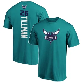 Men's Charlotte Hornets Xavier Tillman Teal Backer T-Shirt