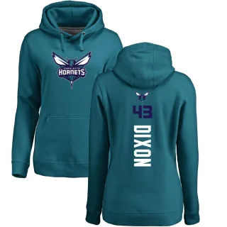 Women's Charlotte Hornets Eric Dixon Teal Branded Backer Pullover Hoodie