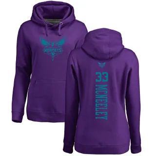 Women's Charlotte Hornets Liam McNeeley Purple Branded One Color Backer Pullover Hoodie