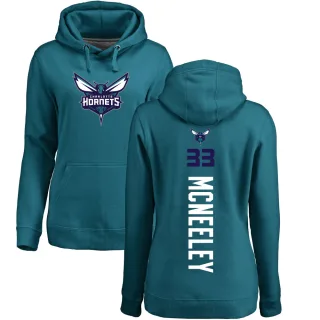 Women's Charlotte Hornets Liam McNeeley Teal Branded Backer Pullover Hoodie