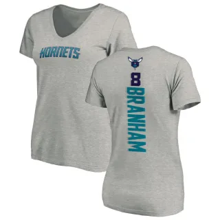 Women's Charlotte Hornets Malaki Branham Ash Backer T-Shirt