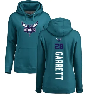 Women's Charlotte Hornets Marcus Garrett Teal Branded Backer Pullover Hoodie