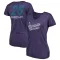Women's Charlotte Hornets Xavier Tillman Purple Sideline V-Neck T-Shirt