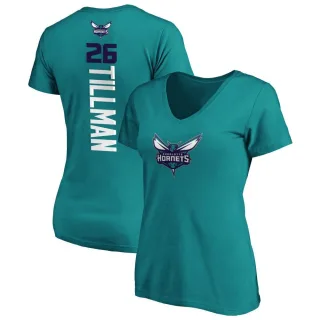 Women's Charlotte Hornets Xavier Tillman Teal Backer T-Shirt