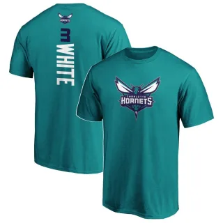 Youth Charlotte Hornets Coby White White Teal Backer T-Shirt