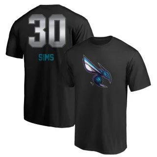 Youth Charlotte Hornets Jaylen Sims Black Midnight Mascot T-Shirt