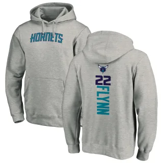 Youth Charlotte Hornets Malachi Flynn Branded Ash Backer Pullover Hoodie