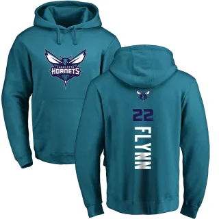 Youth Charlotte Hornets Malachi Flynn Teal Branded Backer Pullover Hoodie