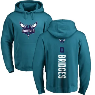 Youth Charlotte Hornets Miles Bridges Teal Branded Backer Pullover Hoodie