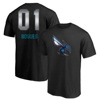 Youth Charlotte Hornets Muggsy Bogues Black Midnight Mascot T-Shirt
